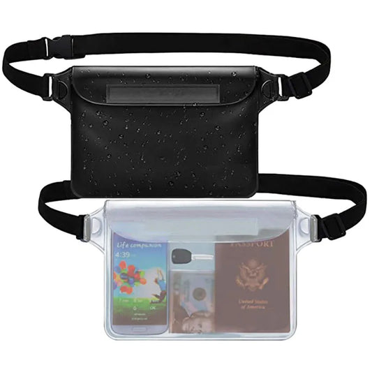 1PC Waterproof Waist Bag For Mobile Phone Belt Bag Fanny Pack Drift Diving Swimming Beach Accessories Waist Strap For Women Men